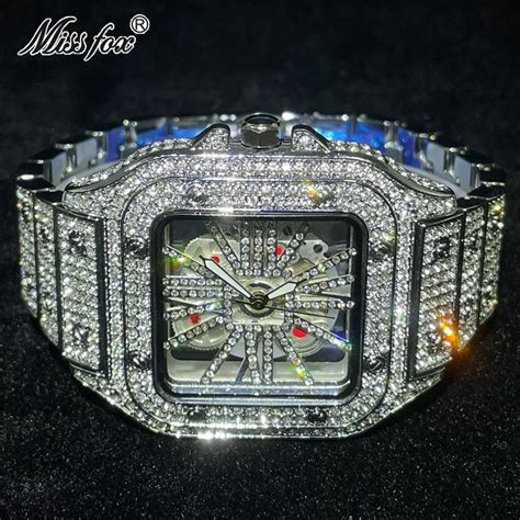 fake iced watch replica|affordable iced out watches.